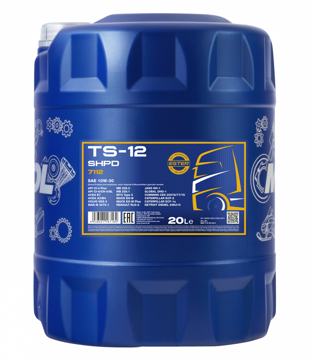 MANNOL TS-12 SHPD 10W-30 7112