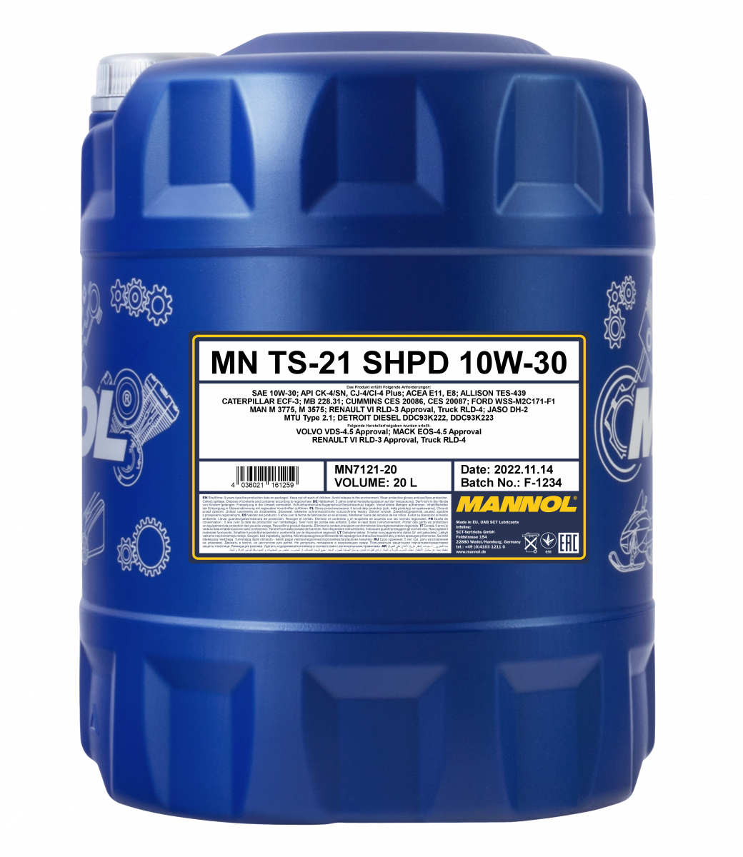 MANNOL TS-21 SHPD 10W-30 7121