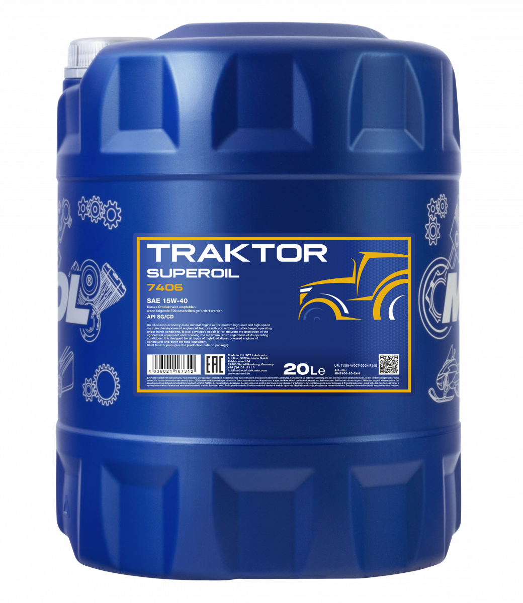 MANNOL Traktor Superoil 15W-40 7406