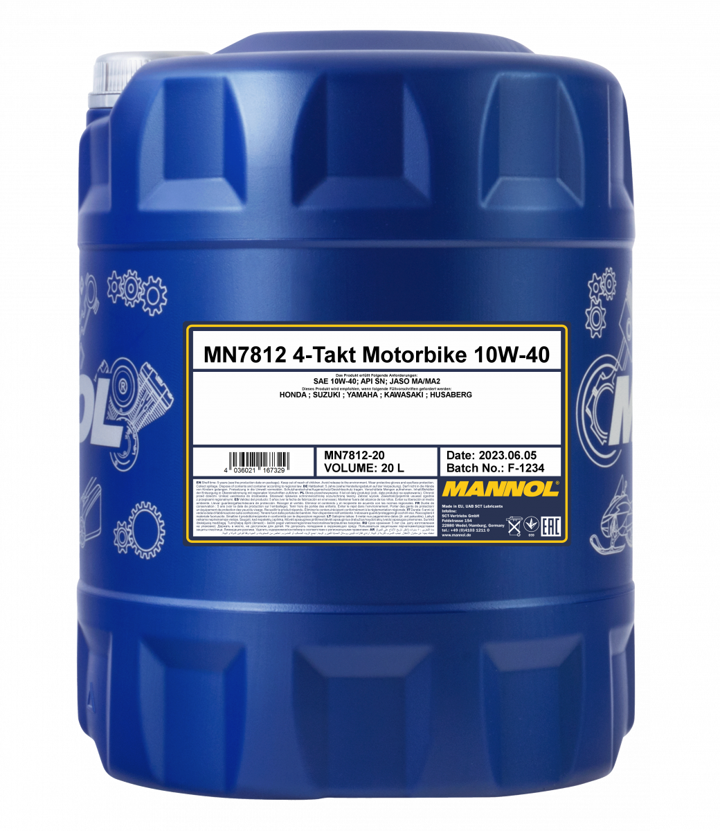 MANNOL 4-Takt Motorbike 10W-40 7812
