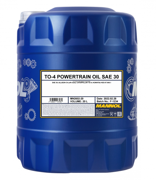 MANNOL TO-4 Powertrain Oil SAE 30 2602