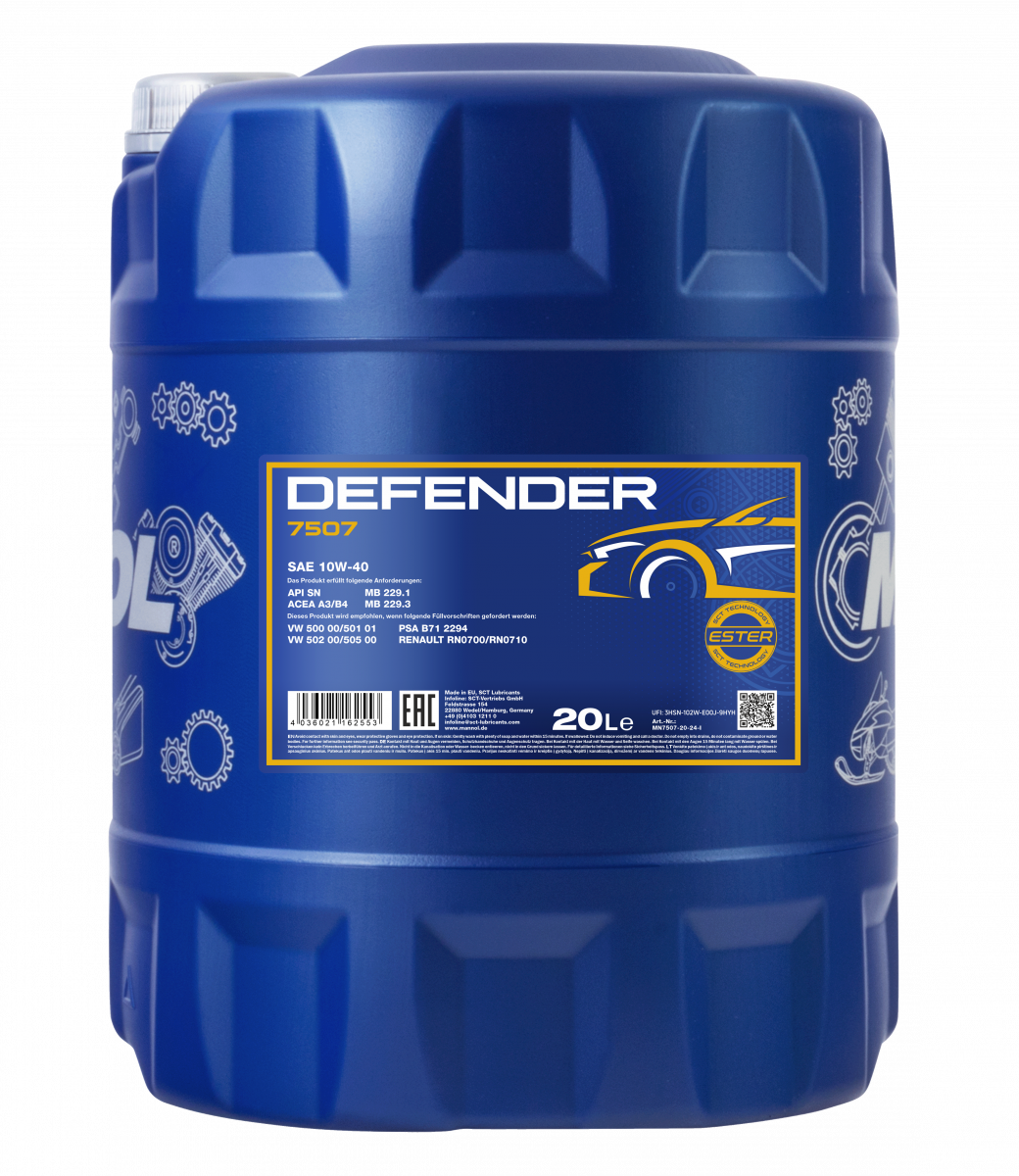 MANNOL Defender 10W-40 7507